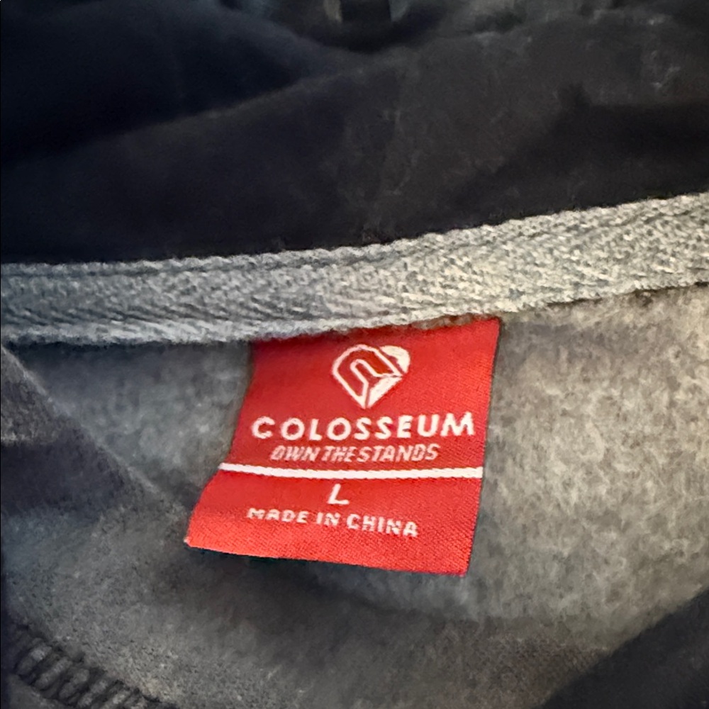 Colosseum Gray Virginia Tech Long Sleeve Hoodie - Picture 2 of 5